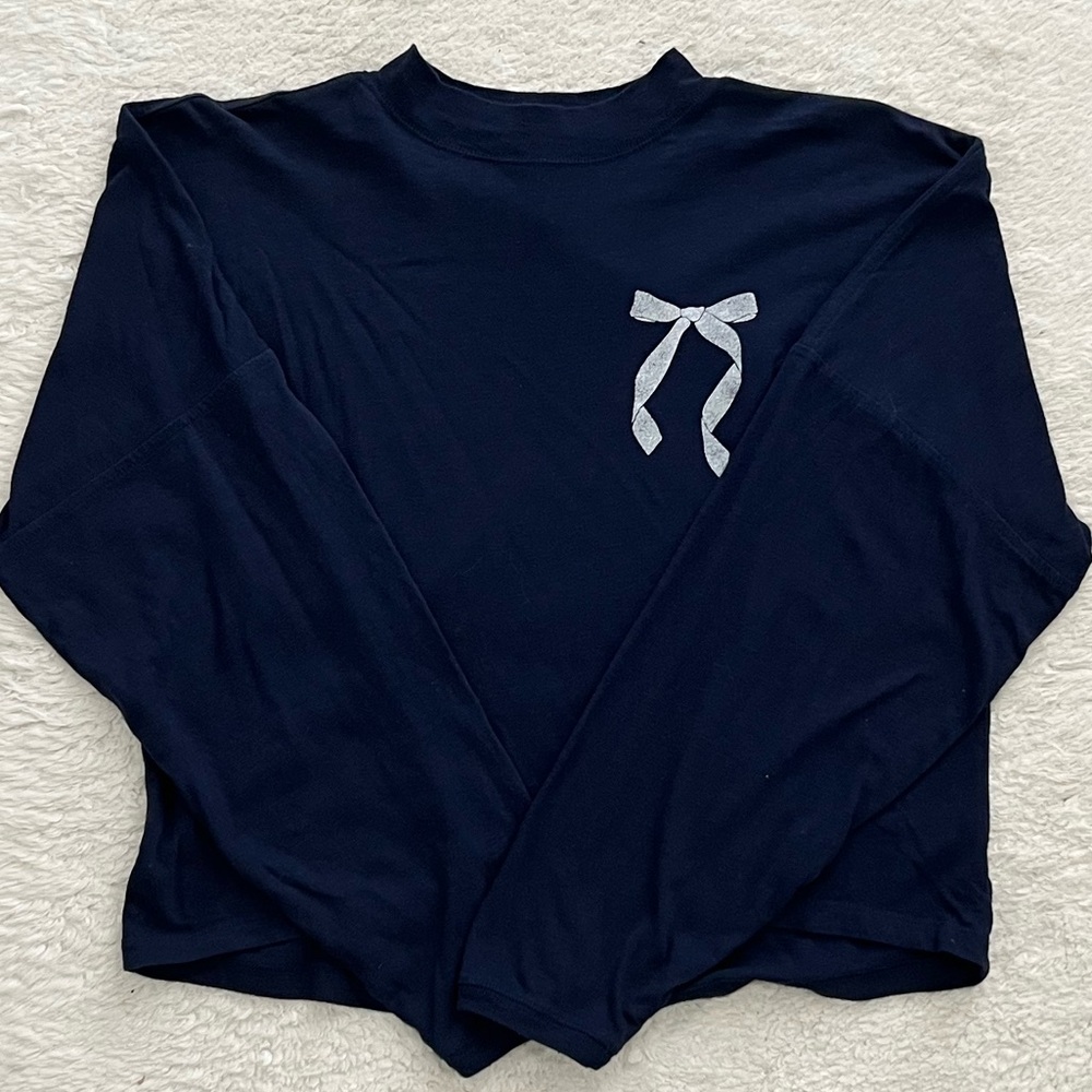 aerie cozy sleeve mock neck t-shirt size xxs